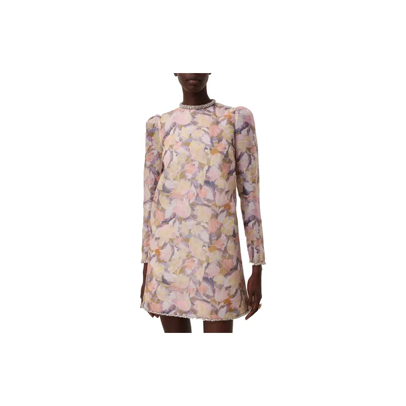 Zimmermann Illustration Embellished Mini Dress-1