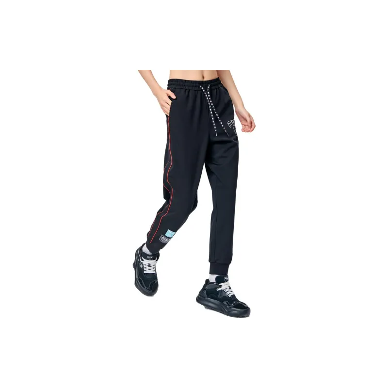 Mihara Yasuhiro X FILA MIHARA YASUHIRO Collaboration Collection Knitted Sweatpants Women's Jet Black-4