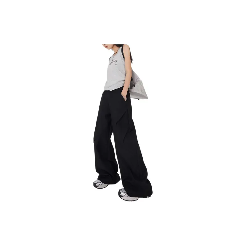 Kazakhstan Casual Pants Women's Black-3