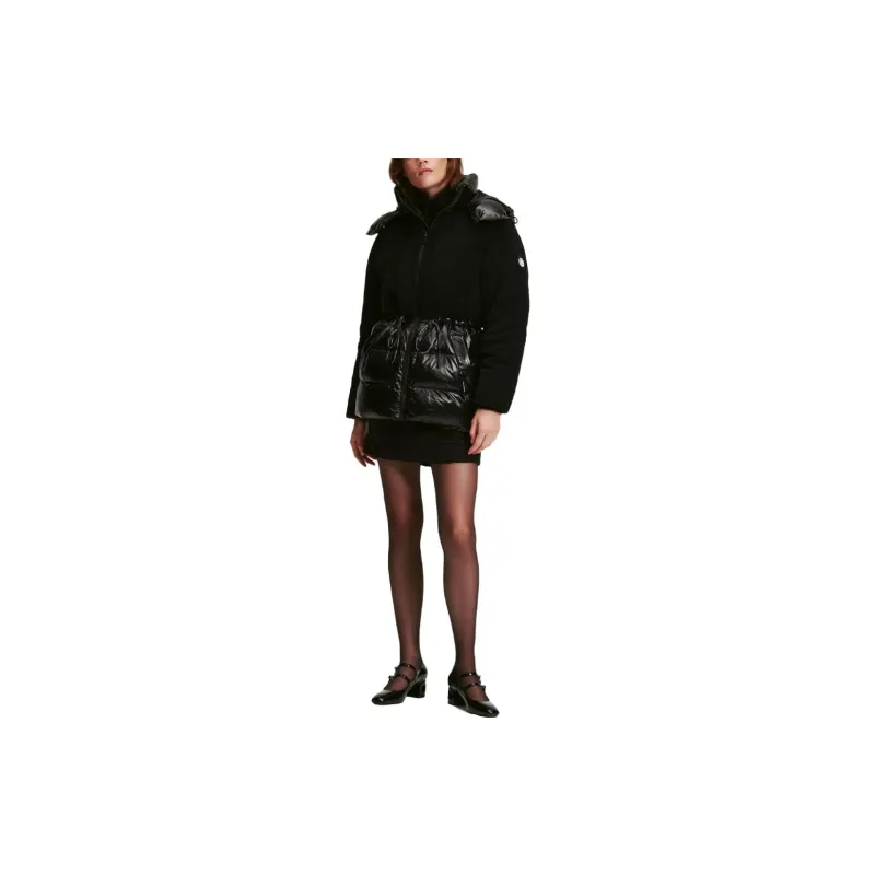 KARL LAGERFELD / Karl Lagerfeld Jeans Hooded Panelled Puffer Jacket-3