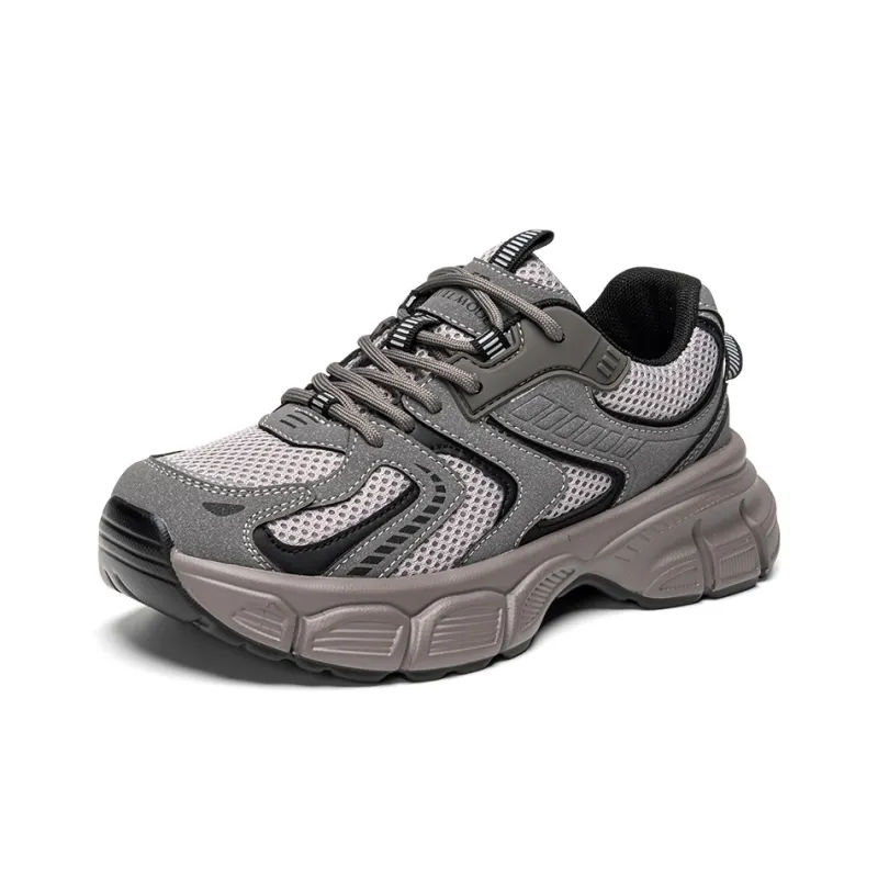 EXULL Q Low Top Chunky Sneakers Women's Gray-1
