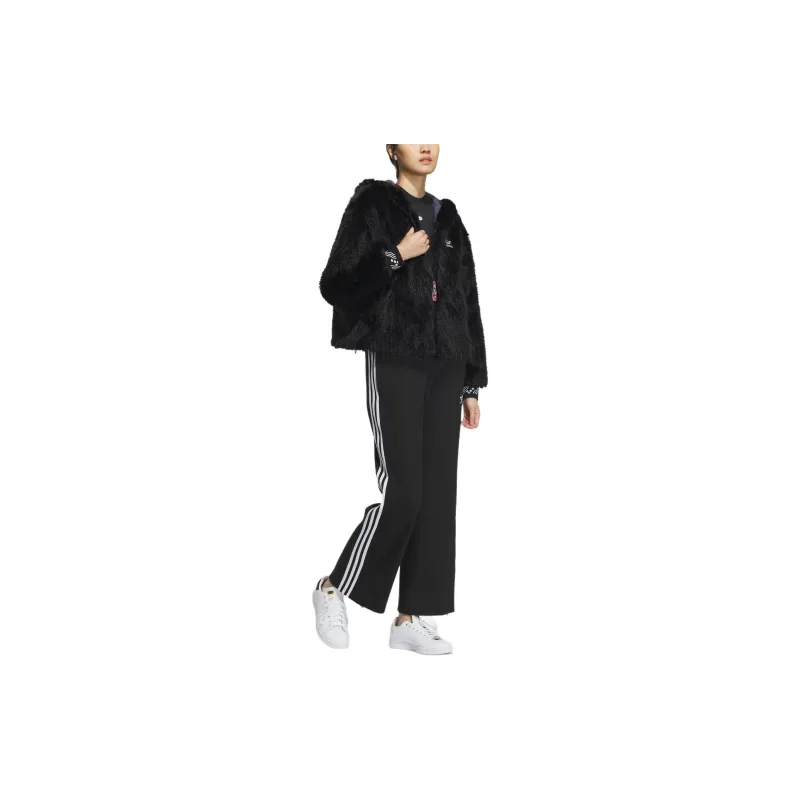 Adidas Originals x FEIFEI RUAN Velvet feel Coat Women's Black-1