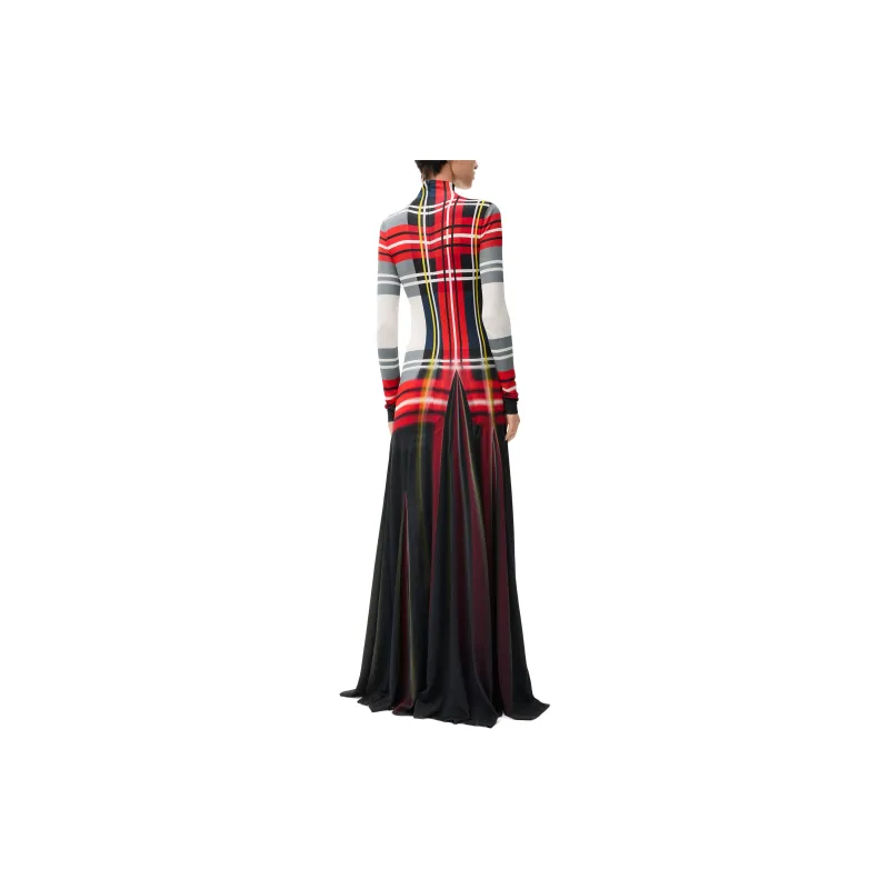 LOEWE FW24 Long Sleeved Dress Women's Red-2