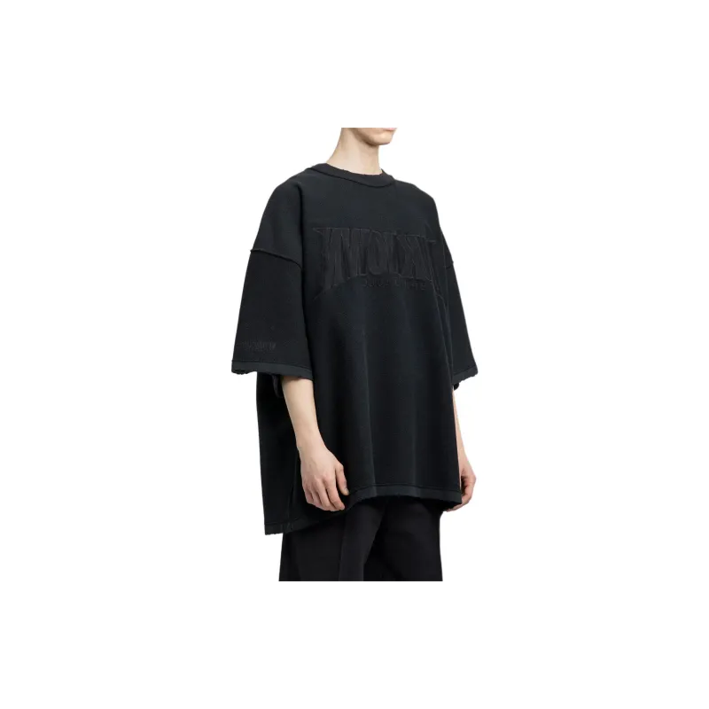 Vetements Dirty Unknown Embroidered Oversized T Shirt-3