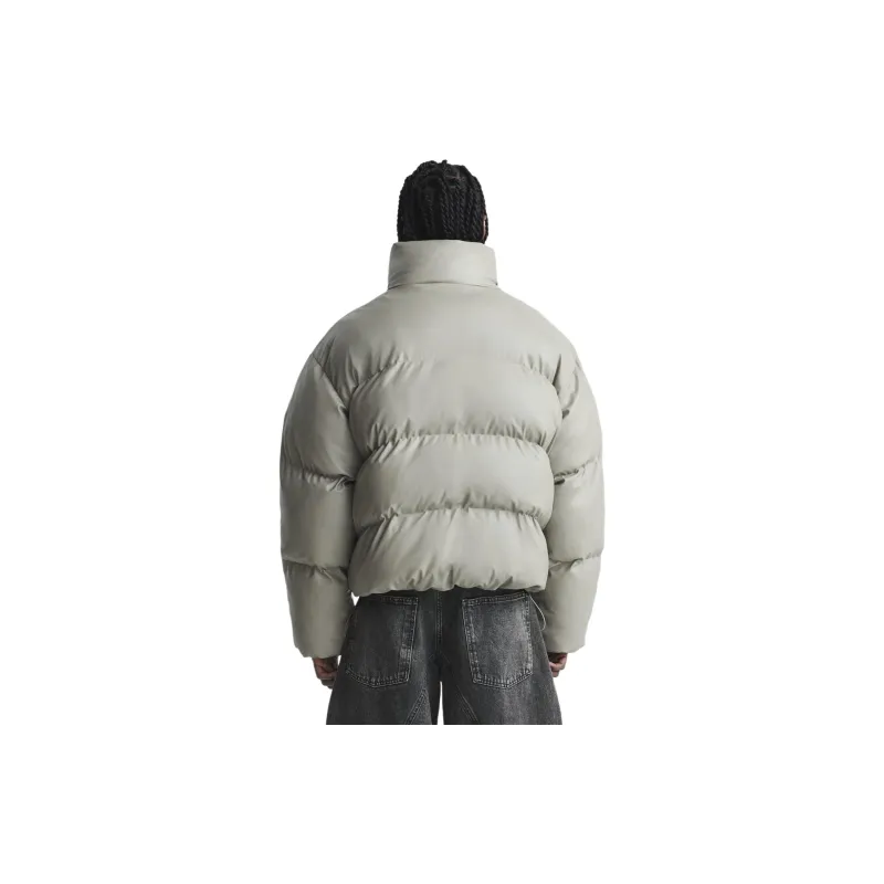 ZARA Puffer Jacket Unisex Beige-3
