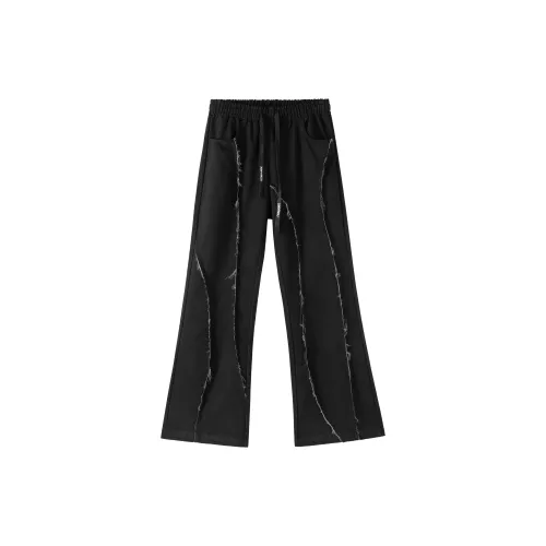 XINYINSU Casual Pants Unisex Black