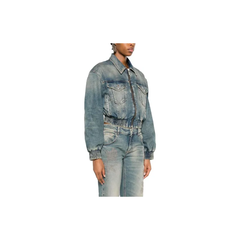 Blumarine Denim Jacket Women's Blue-3