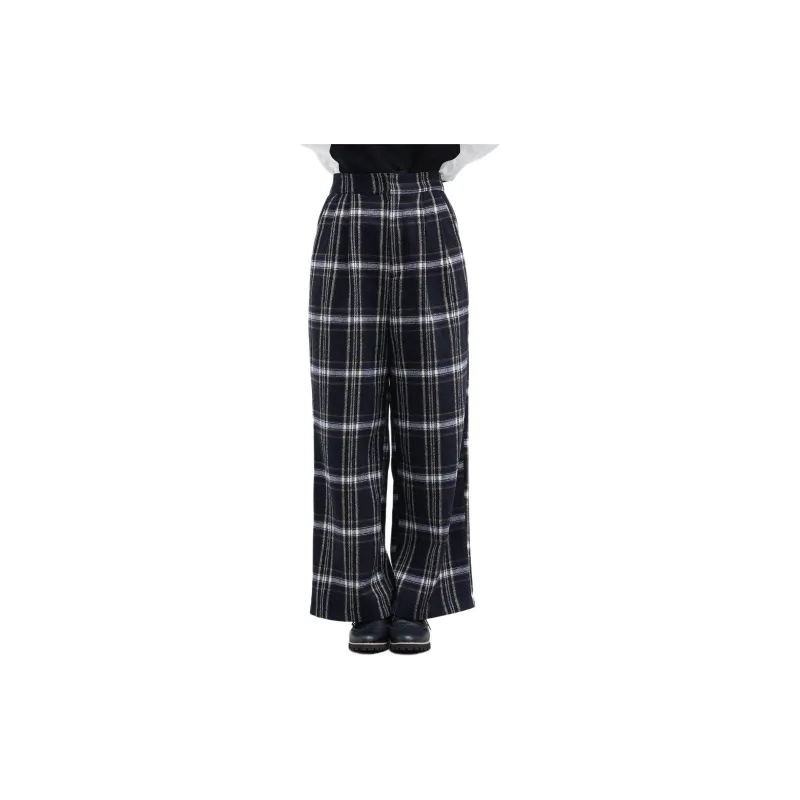 Beams Casual Pants Women's Marine Blue-6