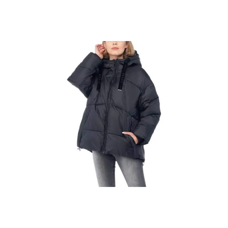 GUESS Jackets Coats Women's Black-4
