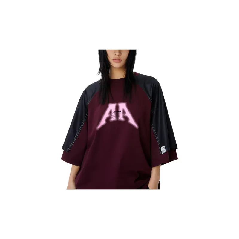 ADER ERROR Nolc Logo print T shirt-6