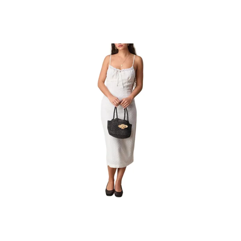 Rouje ALBERTE DRESS Slip Dresses Women's White-1