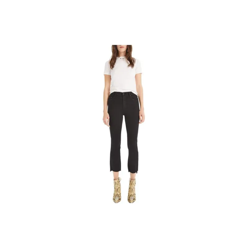 MOTHER The Insider Cropped Jeans-3