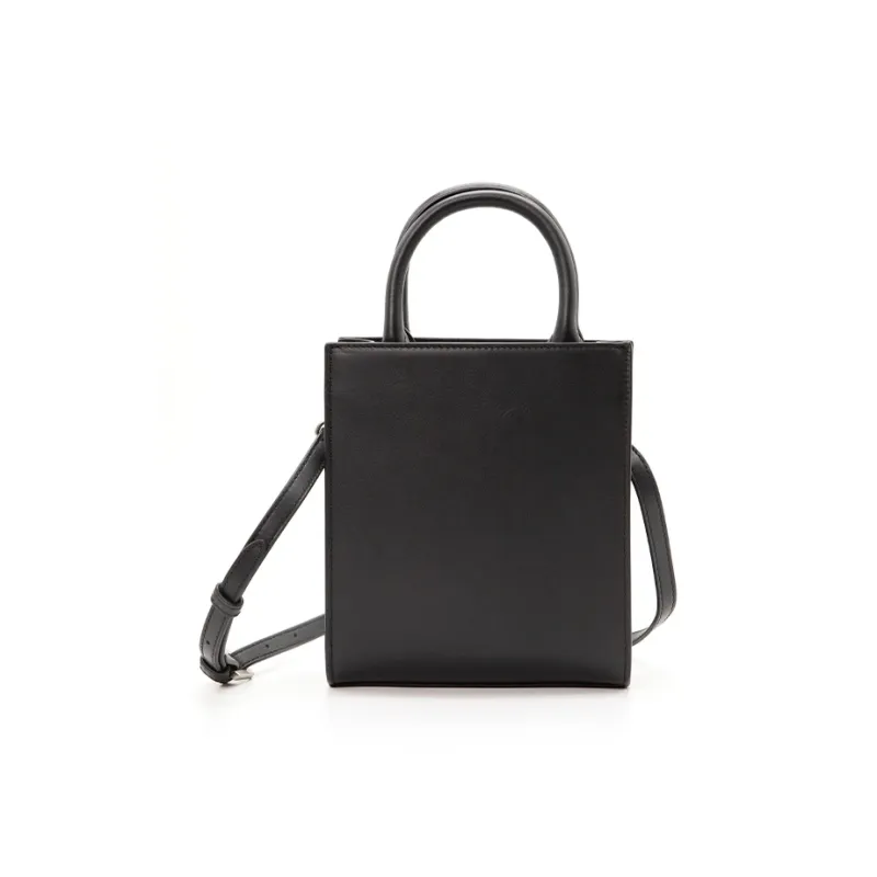 KARL LAGERFELD Cotton Handbag Regular Women's Black & Ecru-1