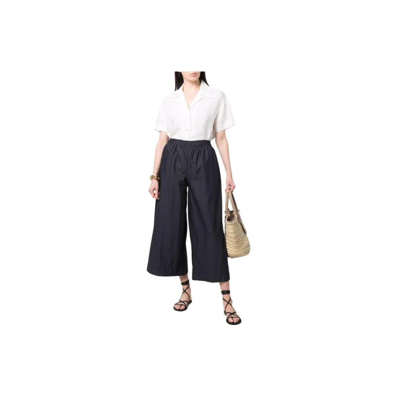 Daniela Gregis Cropped Palazzo Trousers-1