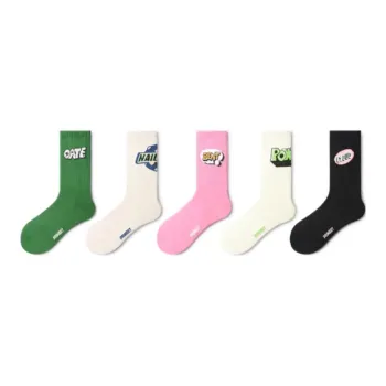 Primeet Mid Calf Socks Unisex 5 Pack
