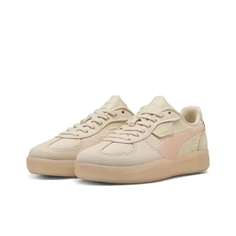 PUMA Palermo Anti Slip Wear Resistant Low Top Skateboard Shoes Women's Pink-2
