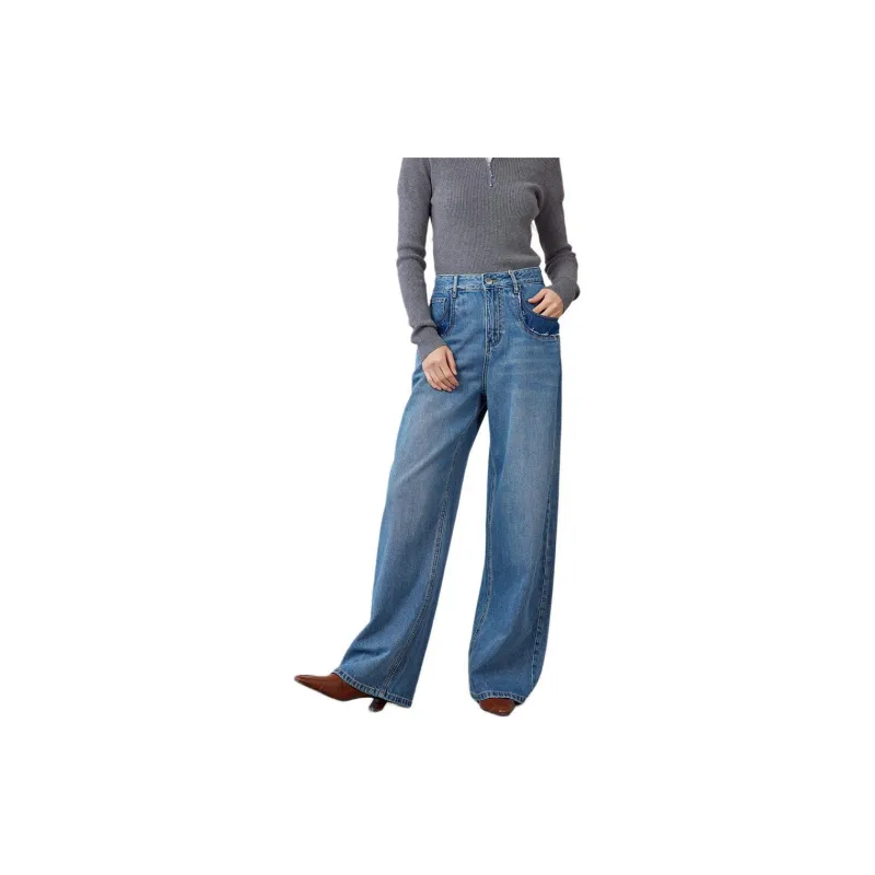 A21 Jeans Women's Light Medium Blue-1