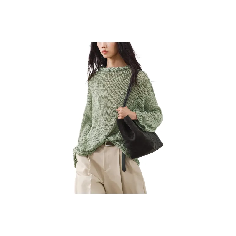ZARA Knitwear Women's Light Green-4