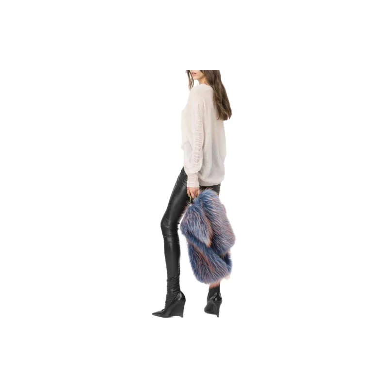 PINKO Abito In Maglia Garzata Misto Alpaca Sweater Women's Pink-3