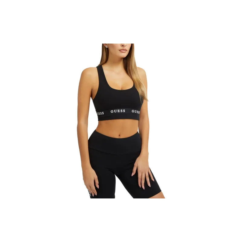 GUESS Sleeveless Sports Shirts Women's Black-2