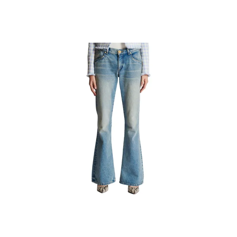 BALMAIN Western Bootcut Denim Jeans-2