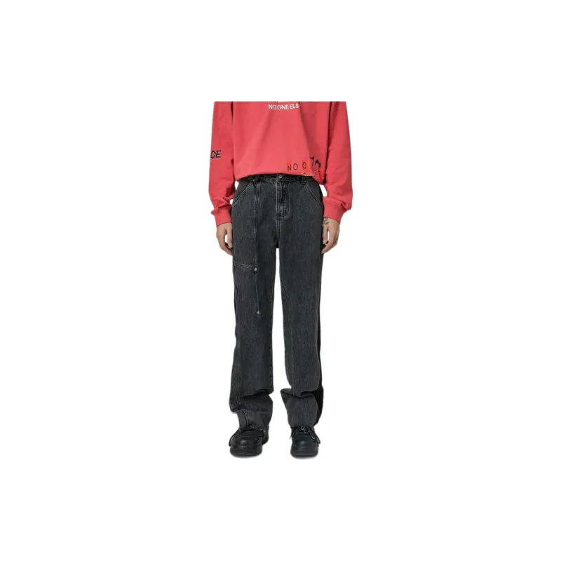 NO ONE ELSE Jeans Unisex Dark Gray-4