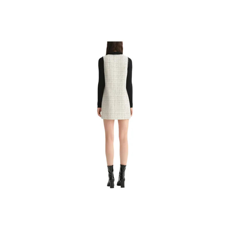 KARL LAGERFELD Sleeveless Dress Women's White-2