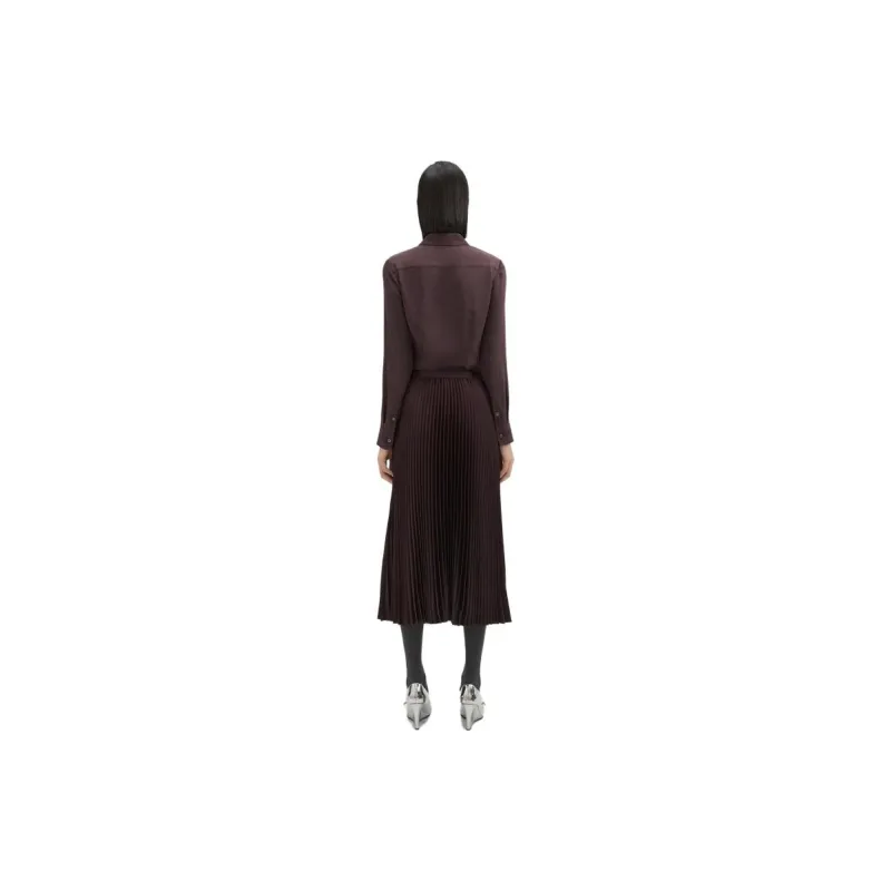THEORY Casual Long Skirts Women's Dark Umber-1