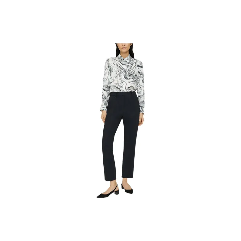 THEORY Shirts Women's Black White-1