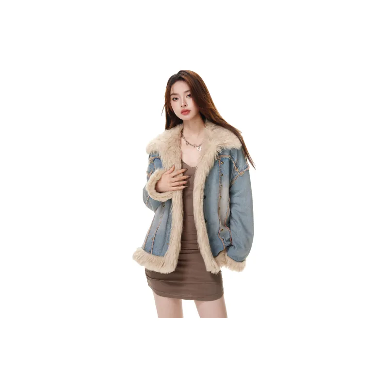 Li Zixian Jackets Women's Blue-2