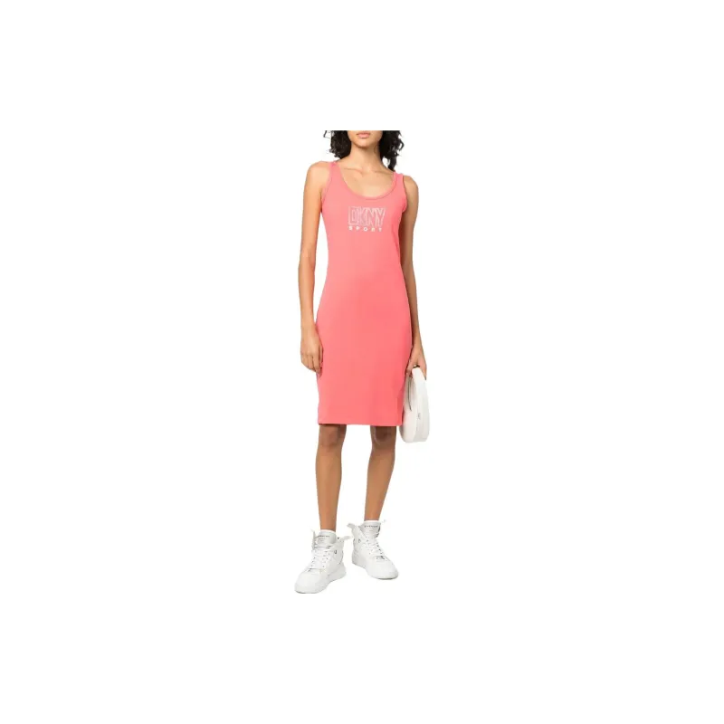 DKNY Sleeveless Dresses Women's Pink-1