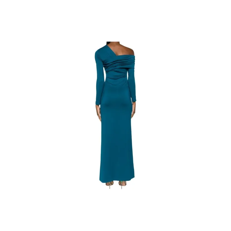 DVF Diane Von Furstenberg Dolores Pleat-detail Maxi Dress-2