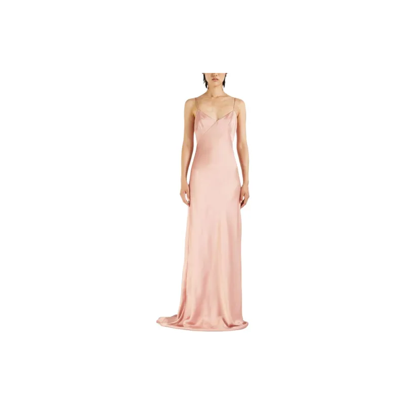 MaxMara Selce V-neck Satin Gown-3