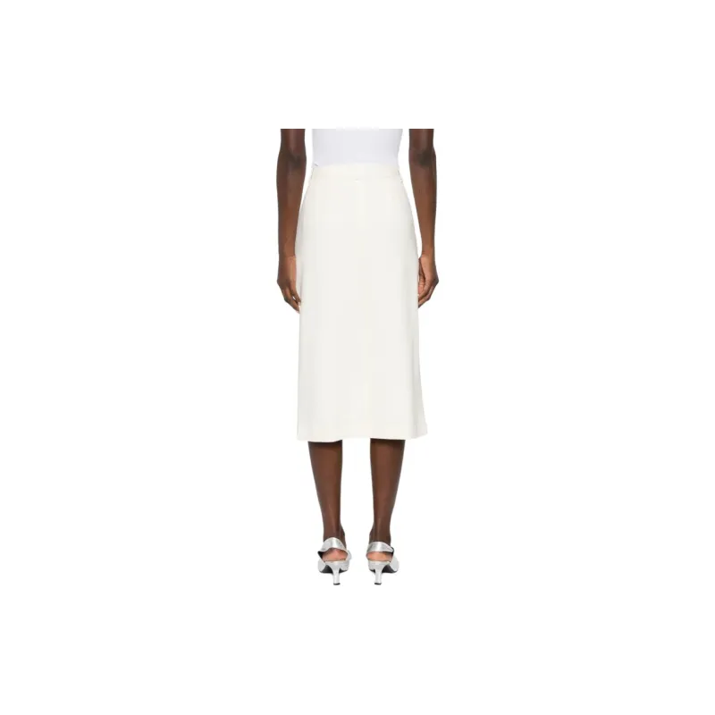 THEORY Casual Short Skirts Women's Ivory White-2