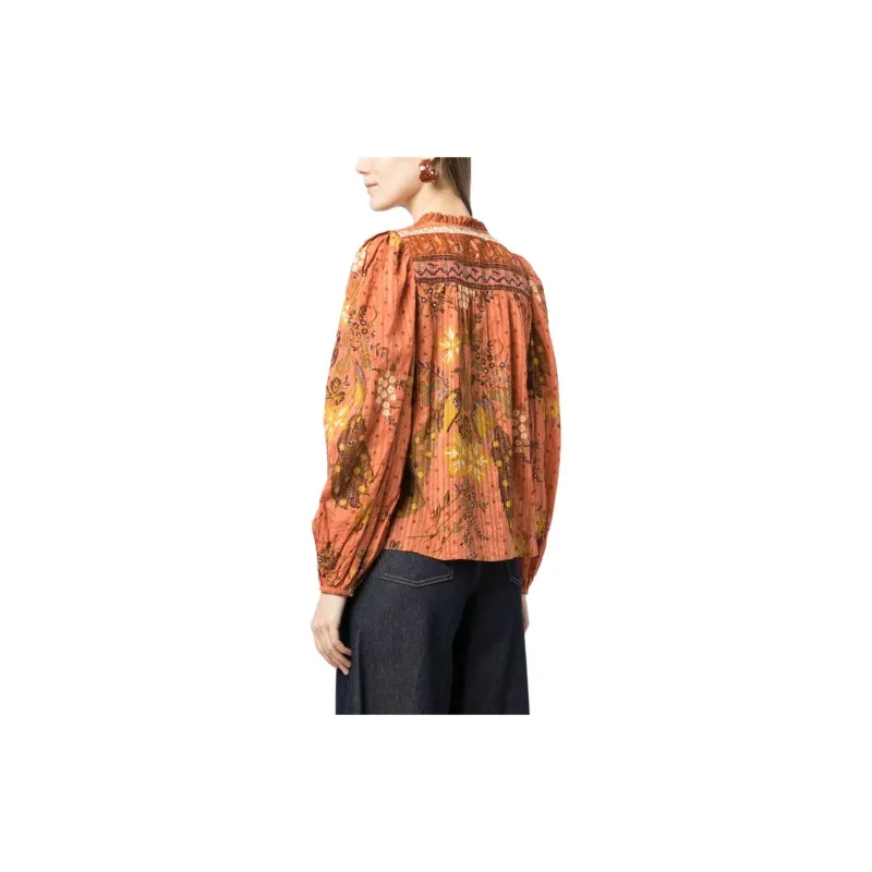 Ulla Johnson Rana Tie-neck Blouse-2