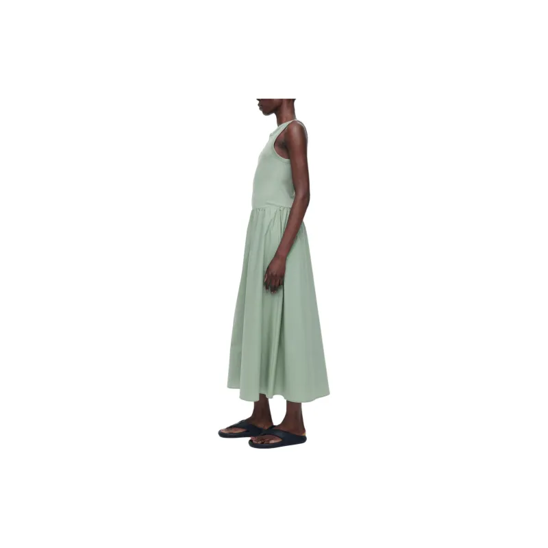 COS Sleeveless Dress Women's Gray Green-3