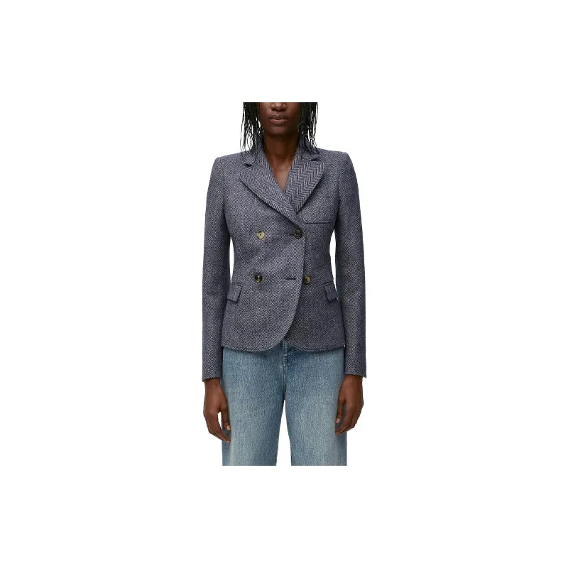 LOEWE Tailored Jacket 'Blue Melange'-1