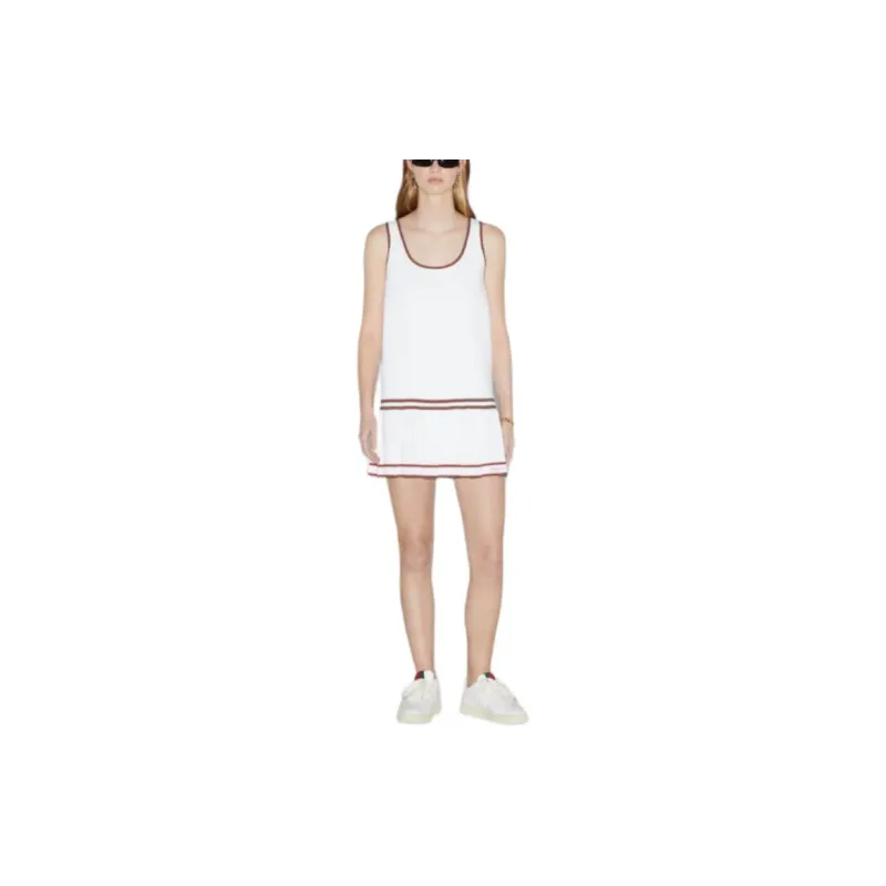 GUCCI Slip Dresses Women's White-1