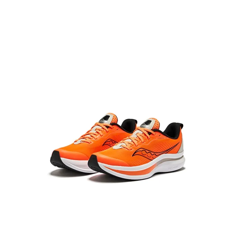 Saucony Kinvara 14 Elite A/C Low Top Running Shoes Orange Gray Kids'-2