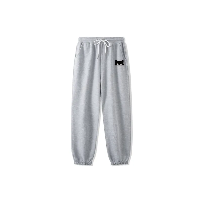 Cotton Casual Pants Unisex-3