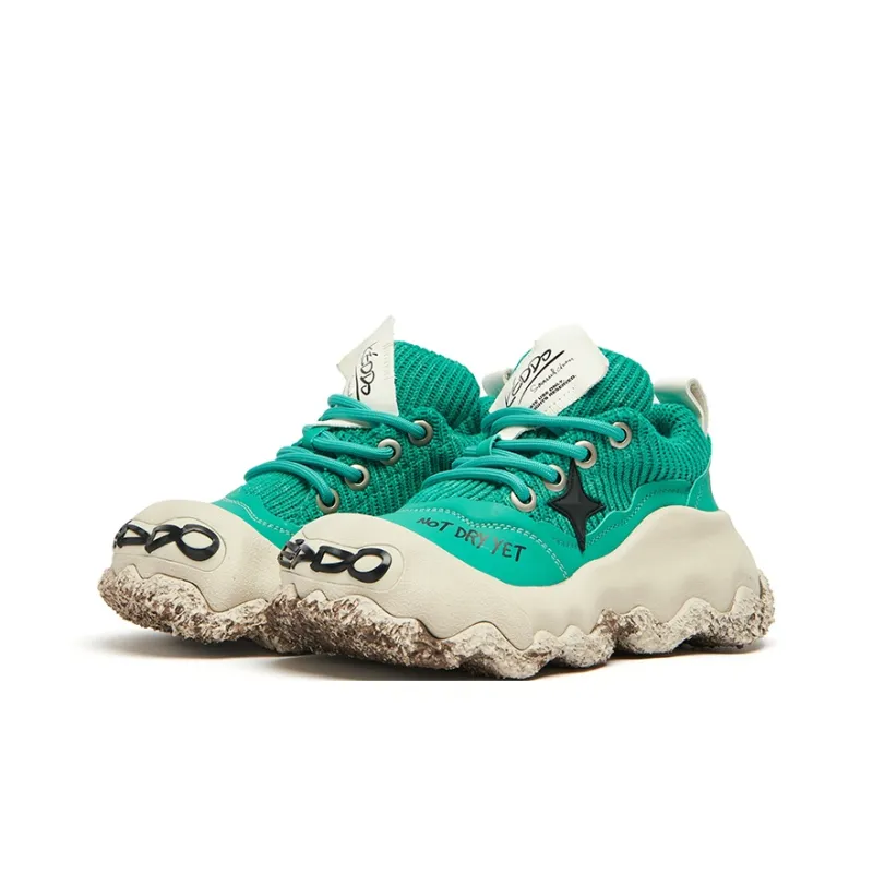KEDDO Paint Is Not Dry Low-Top Chunky Sneakers Unisex-8