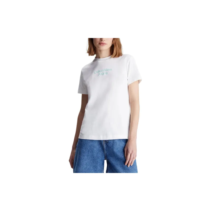 CALVIN KLEIN T Shirt Women's Bright White Europe Version-2