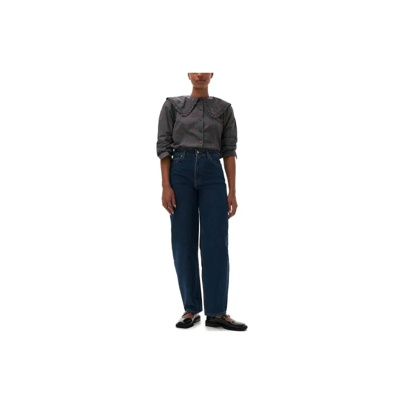 GANNI Chinese New Year Collection Shirts Women's Gray-2