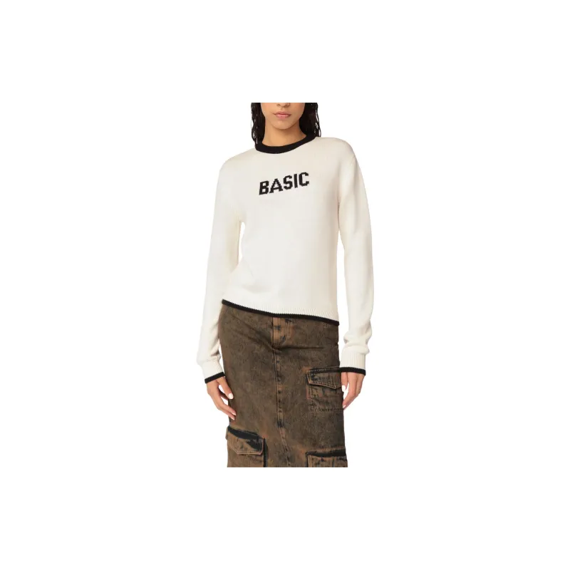 GCDS Basic Patterned jacquard Jumper-2
