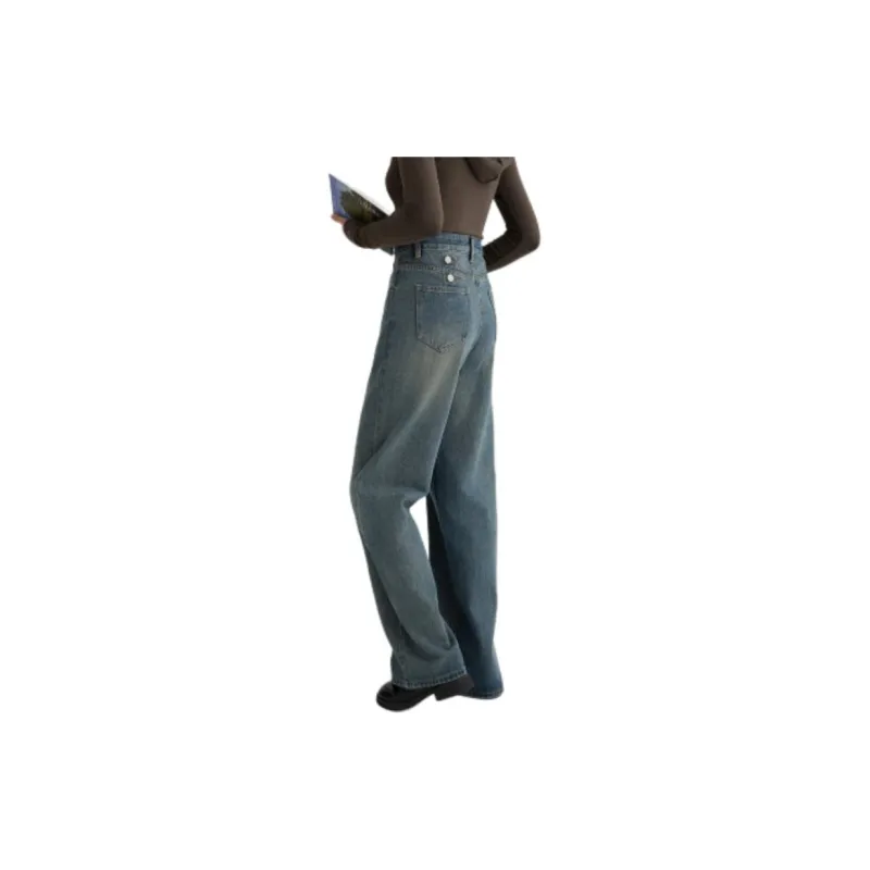 Demana Jeans Women's Vintage Denim Blue-2