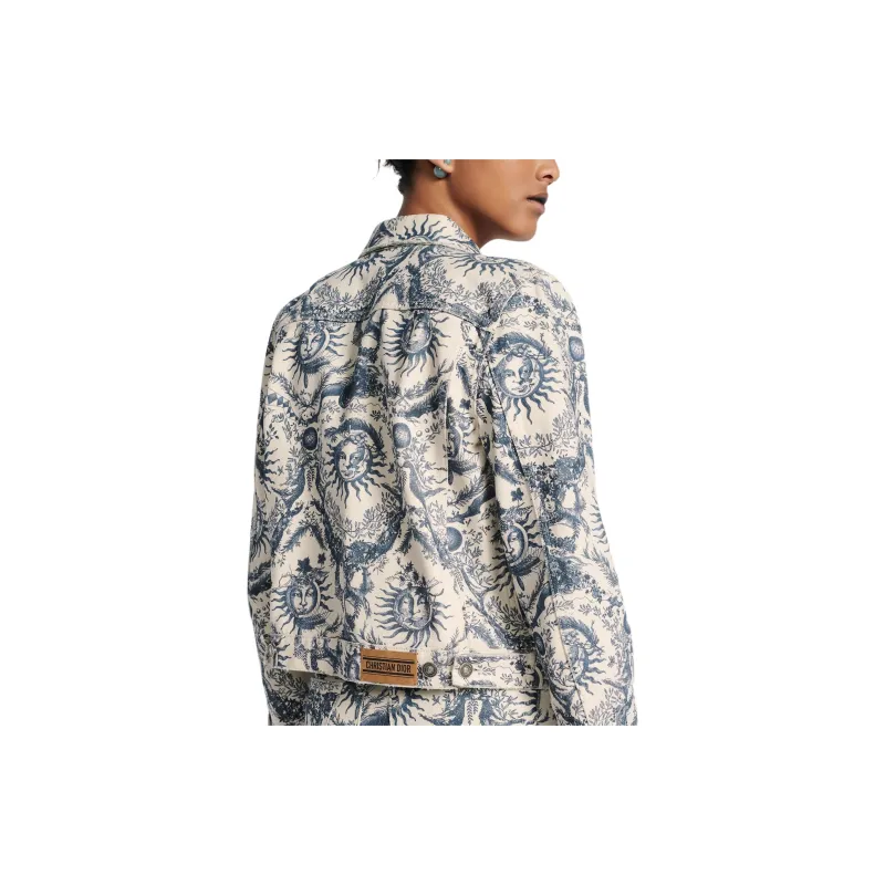 DIOR SS24 Jackets Coats Women's Marine Blue-2