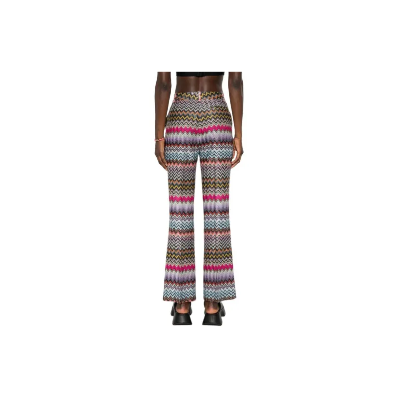 MISSONI Zigzag Printed Pleated Trousers-2