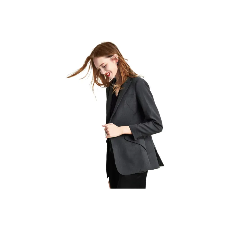 HAVVA One Button Business Suit Coat Women's-3