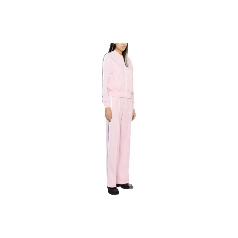 PALM ANGELS Logo Print Track Jacket Light Pink-3