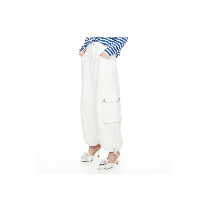 D'zzit Jeans Women's White-6